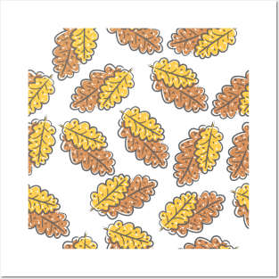 Leaf Pattern Posters and Art